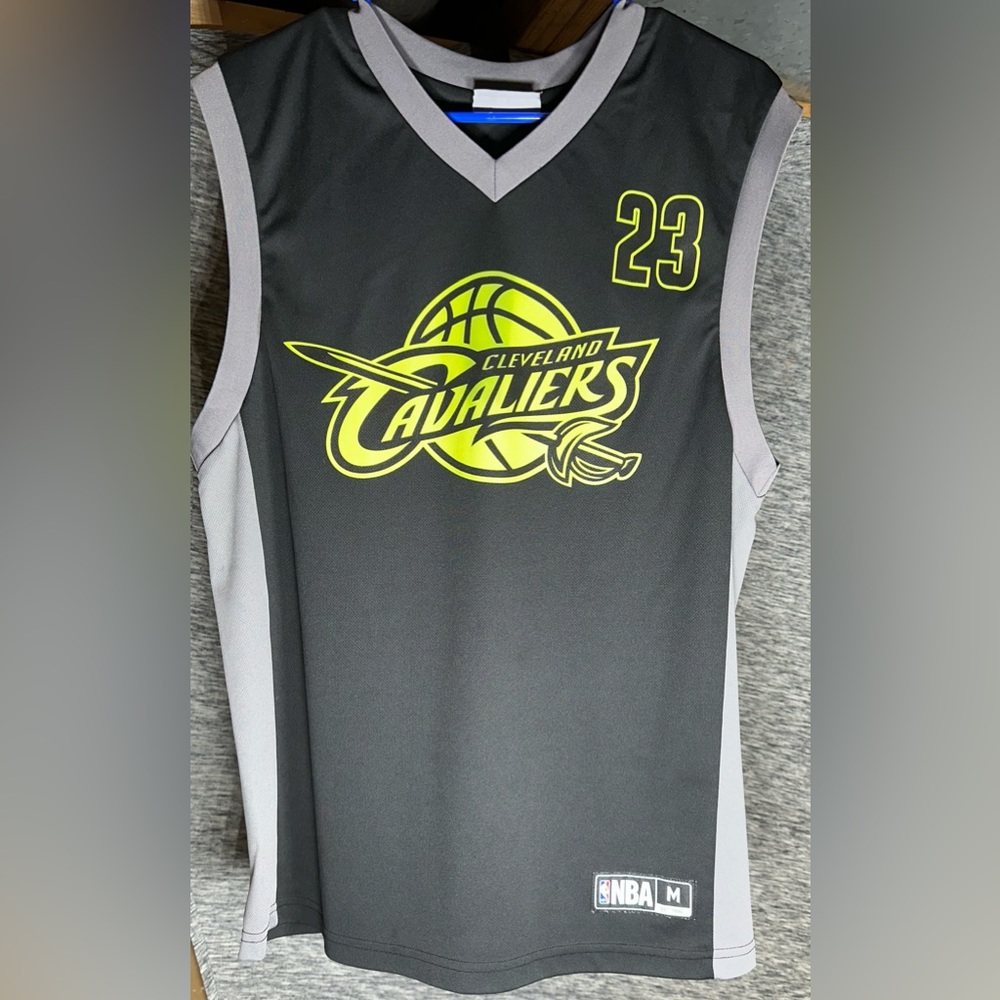 Lebron James Cavaliers #23 Jersey. Size medium child. Color black and neon.
